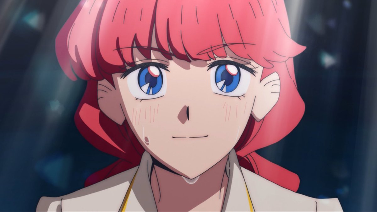 alter_Ego_3_02's tweet photo. ラストシーンのララ、耳の形や髪と瞳の色だけでなく、前髪の束感も“リアル”になってるんですよね。今までもこういう作画はあったけど、ここは顕著。“おとぎ話の存在”から“現実的な人間存在”になったという感じがはっきり出ている。
#さよならララ https://t.co/sngZHLthIY