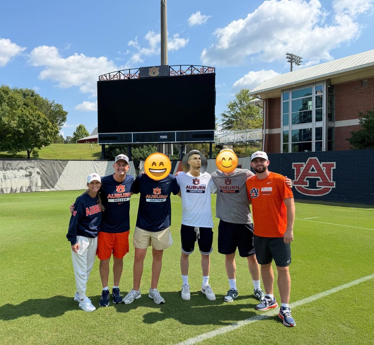 FreddyLA7's tweet photo. We just left Auburn and wanted to say a huge thank you to everyone for such a special weekend. Auburn already had a special place in our hearts after we came here in June, but even more now. The people, the town, the hospitality. We definitely learned why they call it “the loveliest village on the plains.” We’ll be back next year for another game! 

War Damn Eagle 🧡💙🦅