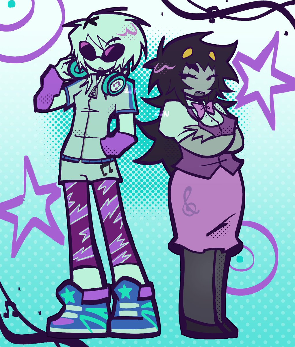 vnthers's tweet photo. davekat as vinyl and octavia hehehh bye #davekatweek2026 https://t.co/rB5o0ajqQJ
