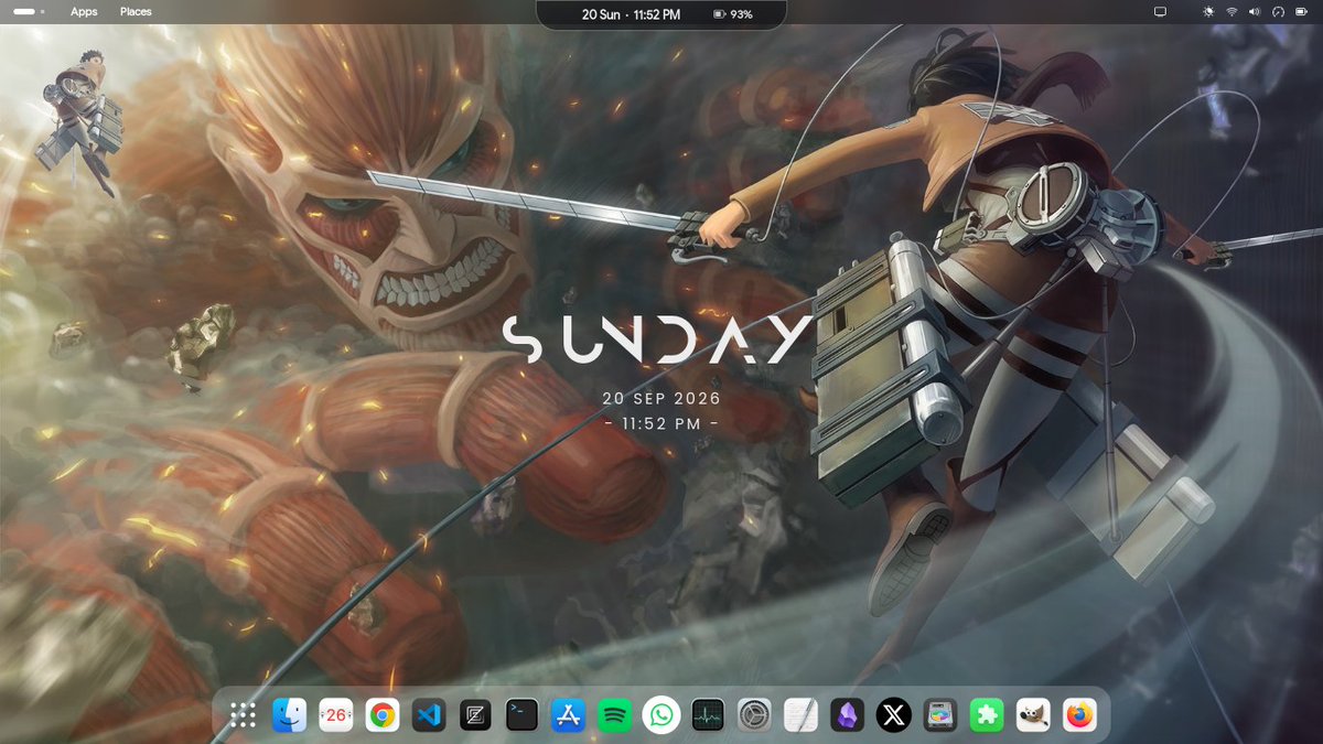 devollycodes's tweet photo. My Linux desktop btw https://t.co/4DKGG976zp