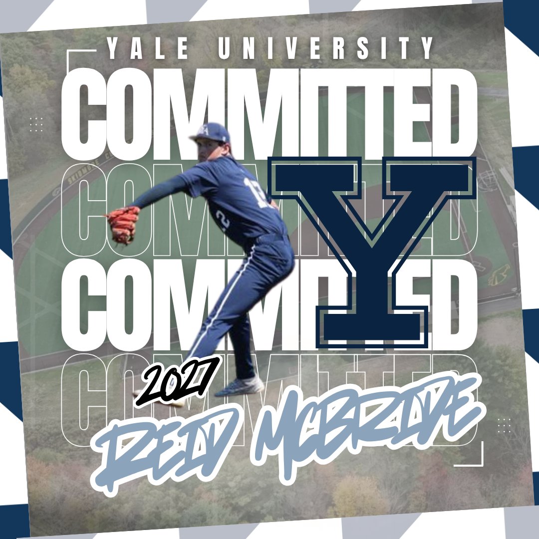 ShowBallCamps's tweet photo. Congratulations to @reidmcbride12 on his commitment to Yale University! 

#committed #showballbaseball #showball #collegebaseballcommitments #baseballrecruits https://t.co/egYiEc3jd4