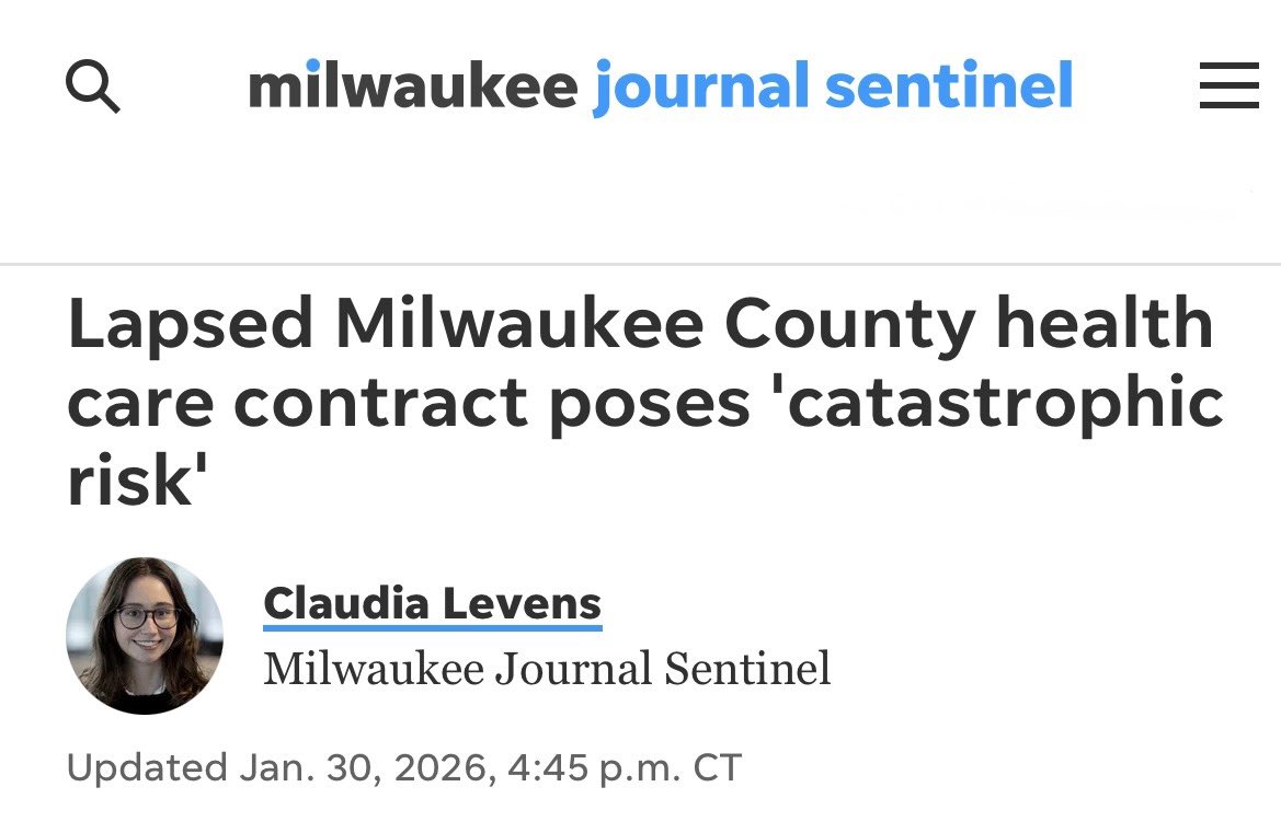 TomTiffanyWI's tweet photo. We kicked illegal aliens off Medicaid, and we all know you support taxpayers paying for their benefits.
We also enacted common-sense work requirements, which 80% of Wisconsin voters supported.
Meanwhile, you can’t even complete your own county’s health care contract on time. https://t.co/AzZ3m4Wmqh