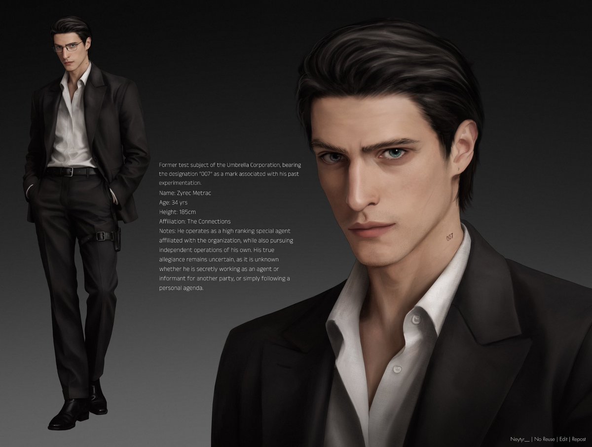 iamwatchingkz's tweet photo. Resident Evil OC Hehe
Read his stats, I'm too shy to type here XD, anyways
Face model is Edoardo Sebastianelli 🥳, tweaked him a bit to make my OC, anyways ya
Tell me watcha think, I wanna make him a bit evil and associated with The Connections.
#ResidentEvil #residenteviloc https://t.co/jkQCl0vhoX