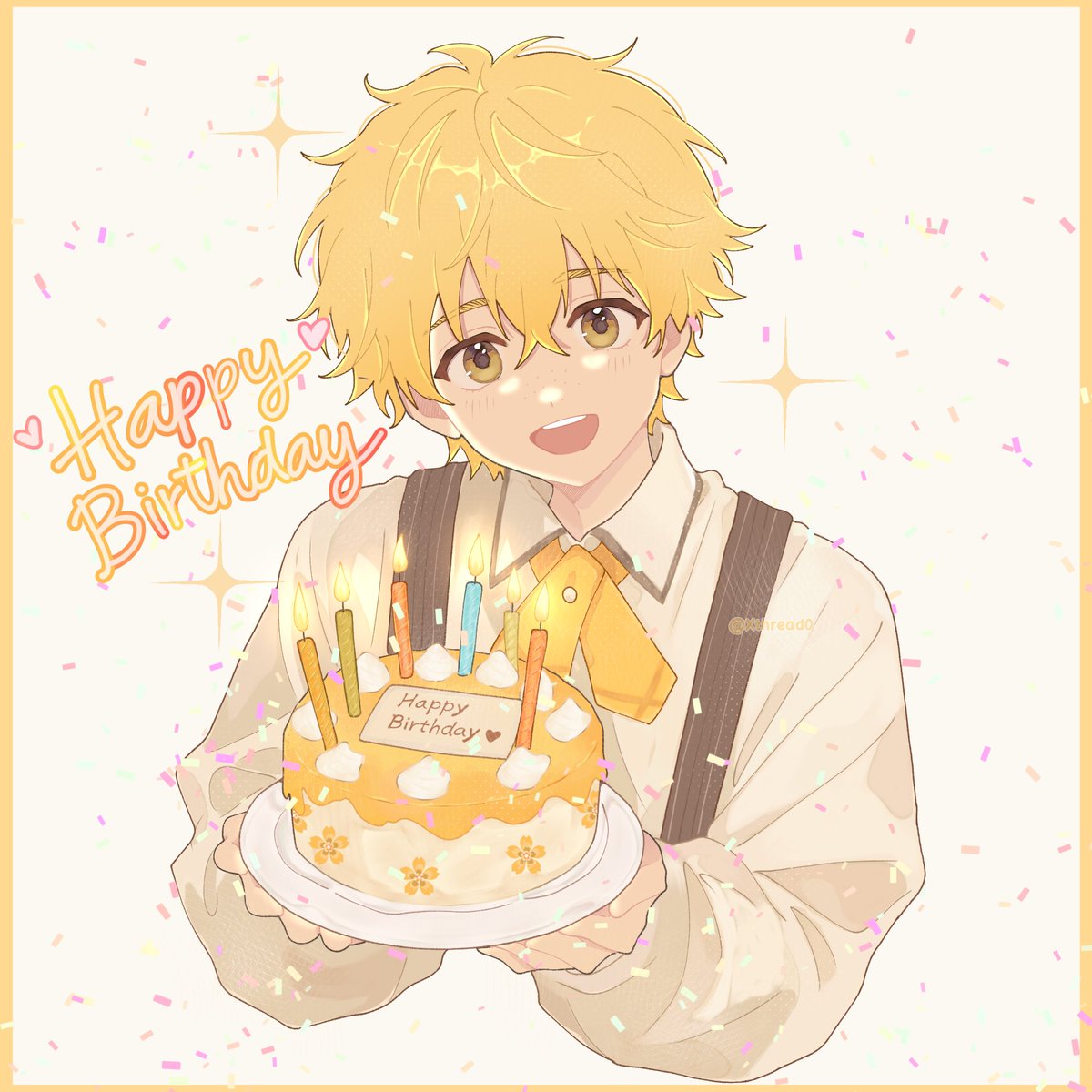 XThread0's tweet photo. He deserves all this effort!! 
HAPPY BIRTHDAY, NIREI!! 🎂🎊✨

#楡井秋彦誕生祭2026
#ウィンブレFA #ウィンブレ #WINDBREAKER https://t.co/iPg7k1LymW