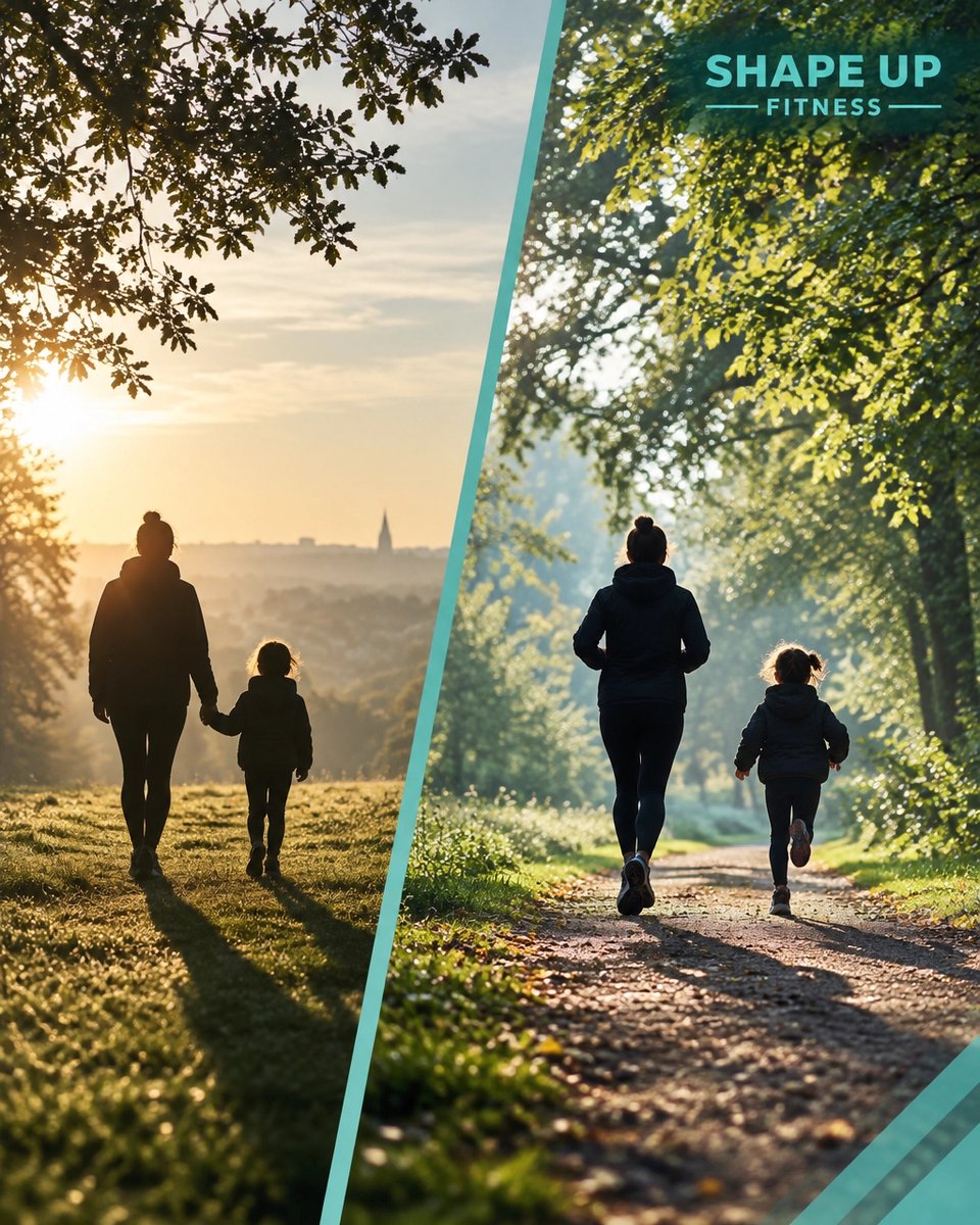 Shapeup_Fitness's tweet photo. Your kids are copying you. Model healthy habits through movement, more energy and less stress. Feel healthier together: from Hampstead Heath walks to home workouts. #ParentPower #HampsteadHeath #HealthyHabits https://t.co/nxjMTNdYQ9