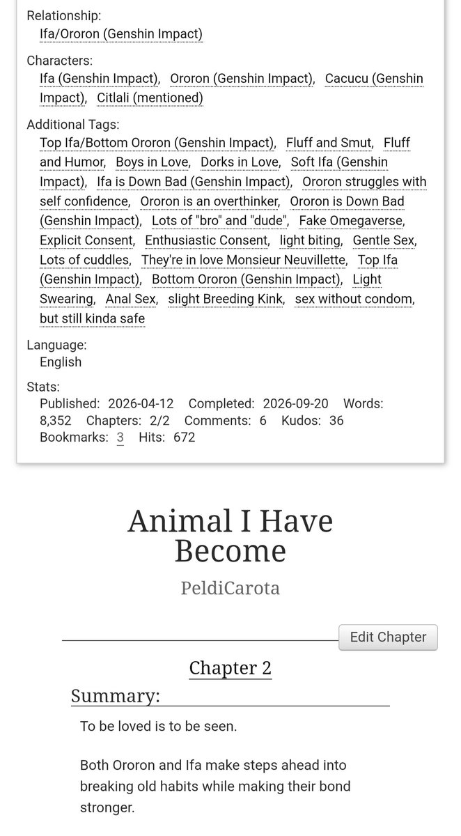 PeldiCarrot's tweet photo. IT'S COMPLETE!!!! Things get fluffier and hotter~💓
#ifaron #イフオロ 

Last chapter here:
https://t.co/RolQyiajfS https://t.co/oWFetEqKFu