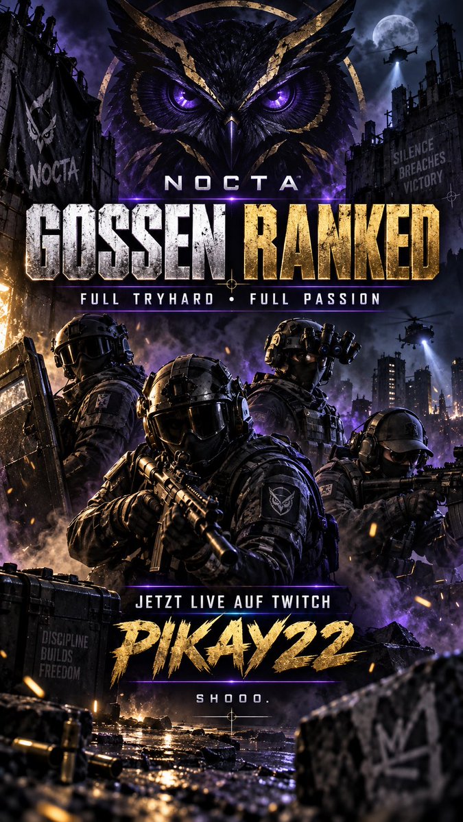 PkayNocta's tweet photo. Late Night Gossen Suderday kommt rein !

https://t.co/RGoiwRQe6b https://t.co/66WQ8HKGPf