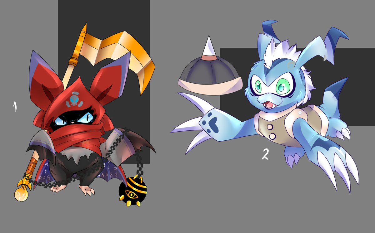pikachim221's tweet photo. 1. #phantomon #chiropmon -45$
2. #gommamon #snowglobinmon -40$
#digimon #adopts #digifakes #fakemon #pokemon #paypal #fuzemon #fusionmon #digi_poke #open #hybrids #paypaladoptables #commissionsopen https://t.co/RcmkPIt5Ey