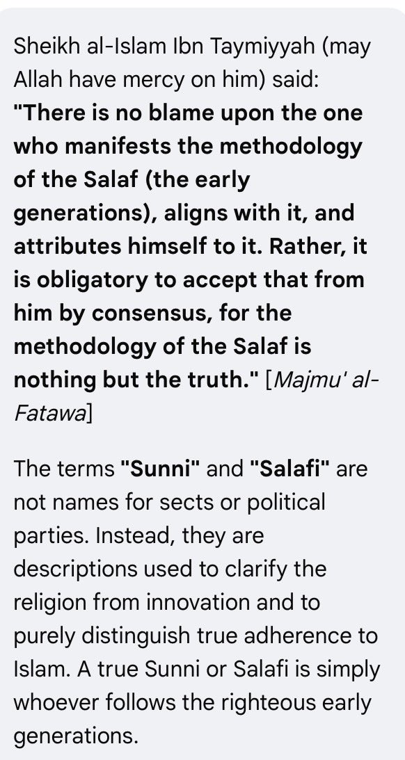 NKQZVH's tweet photo. @unknownukht0 It is better to say innovater. It is deviance of a specific kind. The words in Arabic carry meaning. Sunni is the person who follows the way (sunnah) of the prophet peace be upon him. And the salafi stems from salaf (what came before). And he says it to differ from evil sects https://t.co/xShbA0If66