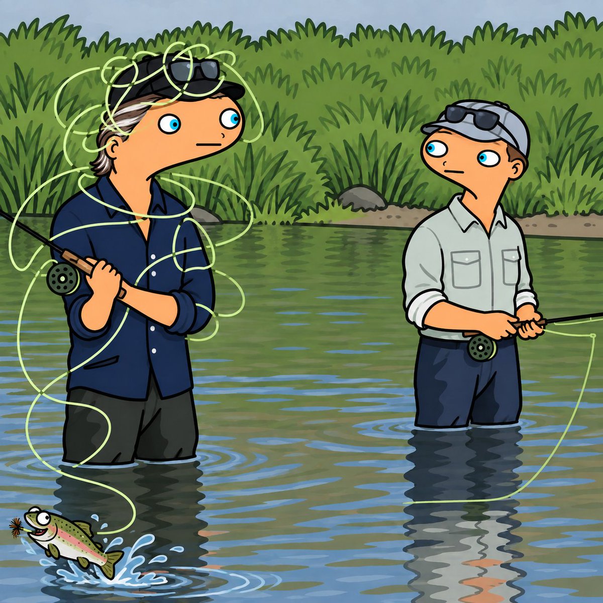 Gevin_Newscum's tweet photo. @RedWavePress Fish would be able to fly before newscum could fly-fish. https://t.co/nQSusVVU1e