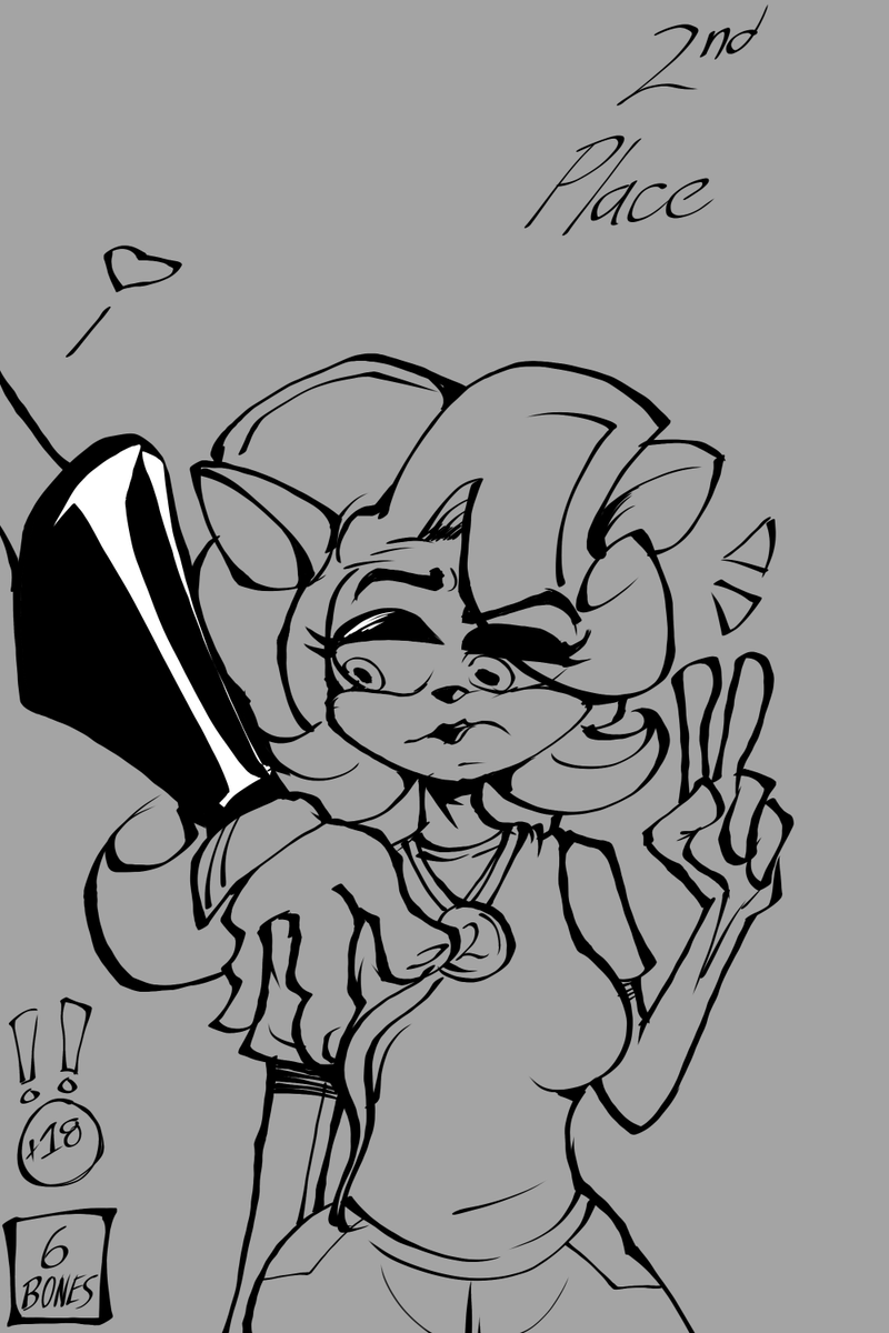 6BonesInk's tweet photo. A cover I've planned for an NSFW comic, maybe I'll upload it to Patreon, but who knows https://t.co/1PJXCRidPV