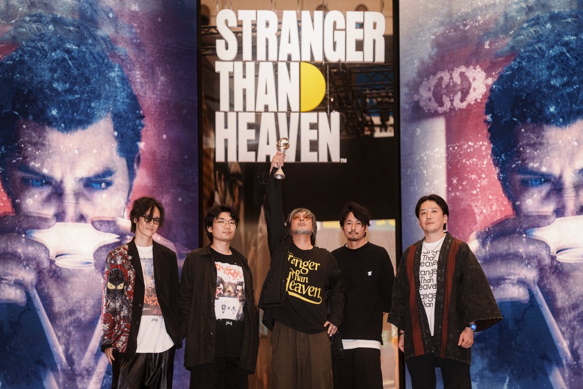 RGGStudio's tweet photo. STRANGER THAN HEAVEN was a winner of the Japan Game Awards [Future Division]🏆

The game releases January 15, 2027 on XBOX Game Pass, XBOX Series X|S, XBOX on PC, XBOX Cloud, Steam, and PlayStation®5. Pre-order digital (Standard or Deluxe) or physical (Standard or Collector's) editions today, or support by adding to your wishlist. 

#StrangerThanHeaven