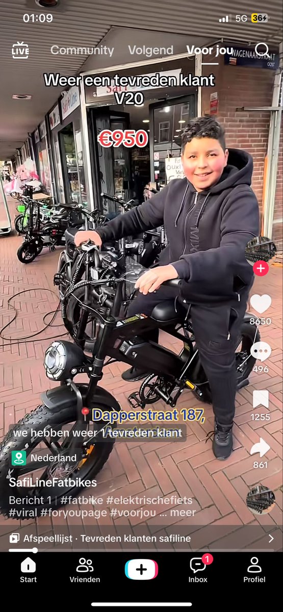 abdelno97's tweet photo. @PaulterWal3 Paulie van mn kloten, als je wilt liegen , doe het goed. Je beschuldigt die jongens ervan dat ze antisemitisch waren naar je. Een simpele google search en ik zie dat deze jongens uit een promo tiktok video komen van SafiLine Fatbikes, je belasterd kinderen fucking seniele bejaard https://t.co/KCCYPJC6ON
