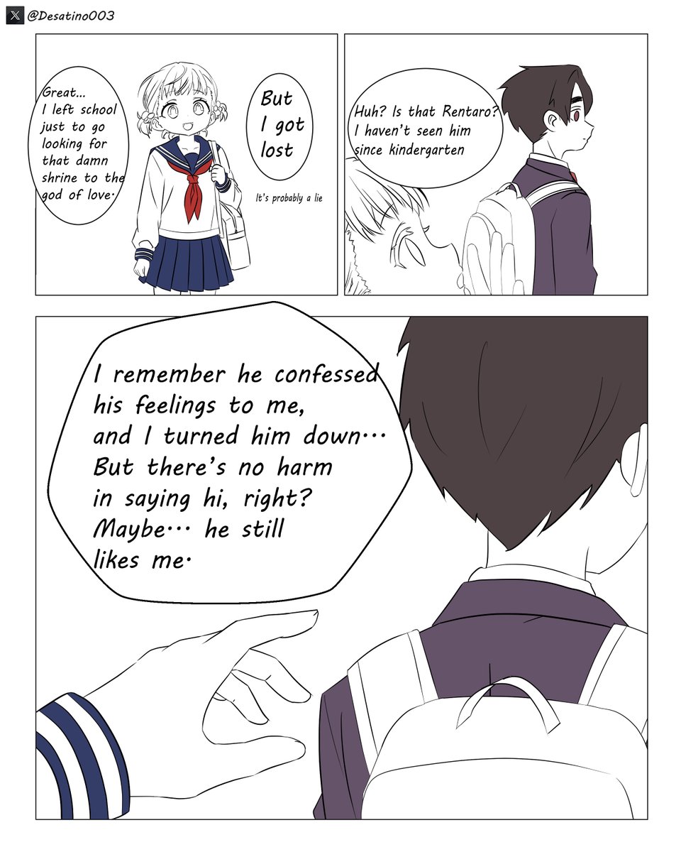 Desatino003's tweet photo. Rejection vs Girlfriend — Part 1
#アニメ100カノ #100Kanojo #100カノ
(Since a lot of people ask me about Part 1, here it is in carousel format) https://t.co/yeZLG48iYb