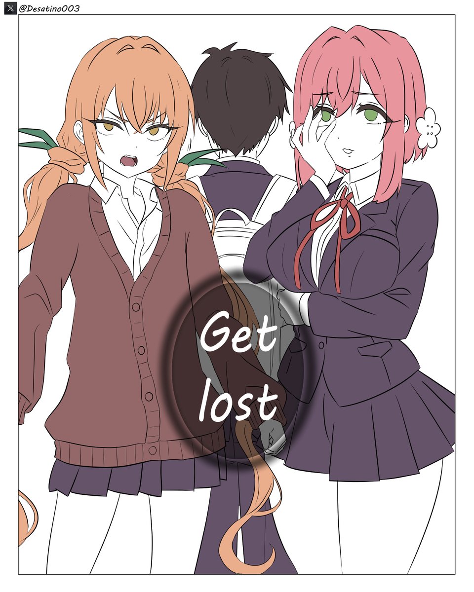 Desatino003's tweet photo. Rejection vs Girlfriend — Part 1
#アニメ100カノ #100Kanojo #100カノ
(Since a lot of people ask me about Part 1, here it is in carousel format) https://t.co/yeZLG48iYb