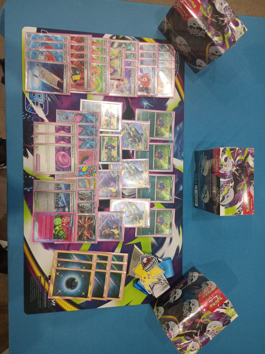 Beesechurger09's tweet photo. 2/364 WITH SHARPEDO . Had an amazing week and didn't think I would do this good at all with this deck. I think it's an amazing deck right now and guide dropping soon 👀. S/o everyone at Baltimore and everyone who was rooting me on at home. Boutta spend hella money on Wingstop 🤑 https://t.co/kmrzUwKO75