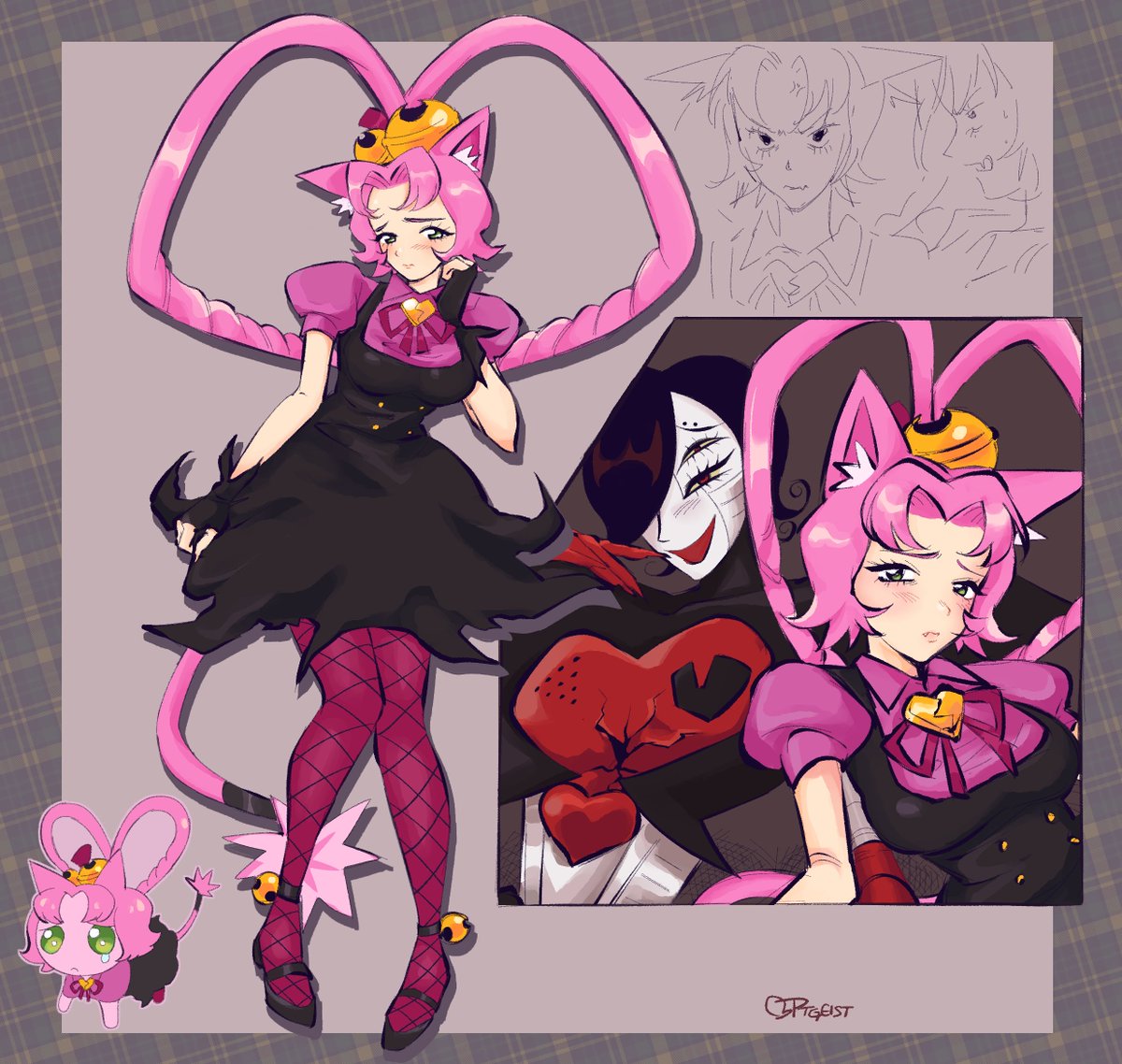 polteegeist's tweet photo. #underfell 
sad nyu nyuuuuu....  🩷🩷 https://t.co/3erUtvu8LB