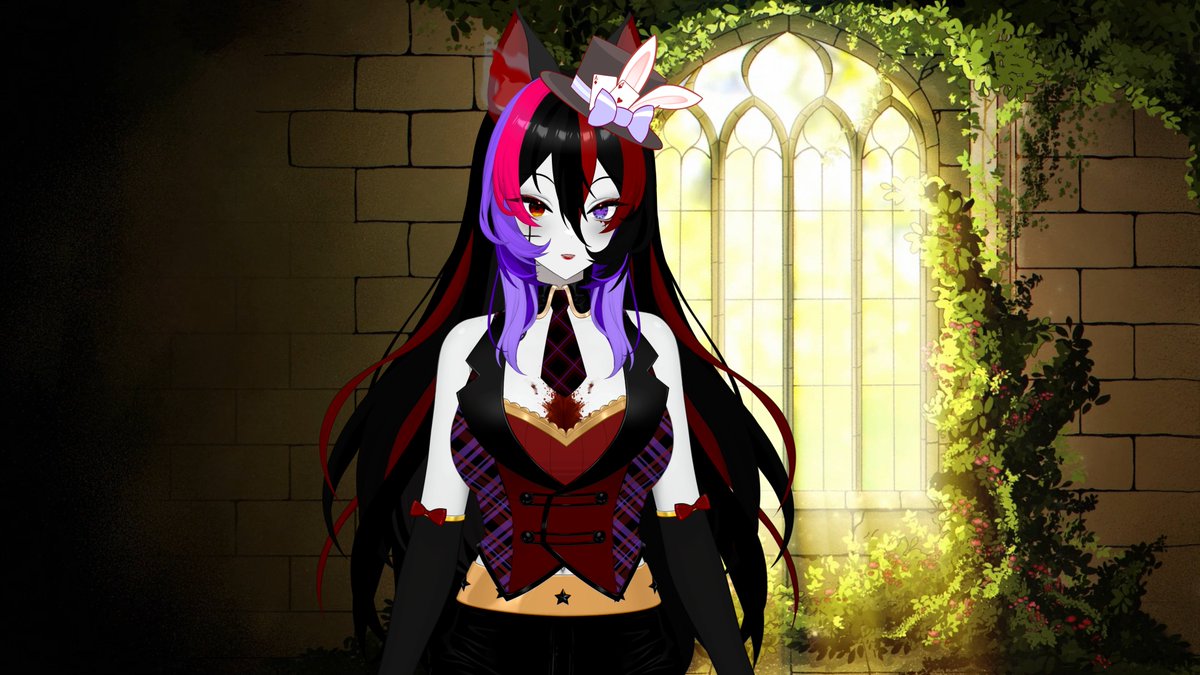 xFoxres's tweet photo. i Seriously Love this little hat from @tree777meow vgen shop, it works with everything! 
Background by @sylenitastudio
Models: Prism and Lizmeta Customizables https://t.co/zXUu3x7feZ