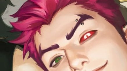 sillykayn's tweet photo. big fan of kayn's scythe-shaped eyebrows https://t.co/c0Q5N8mHAS