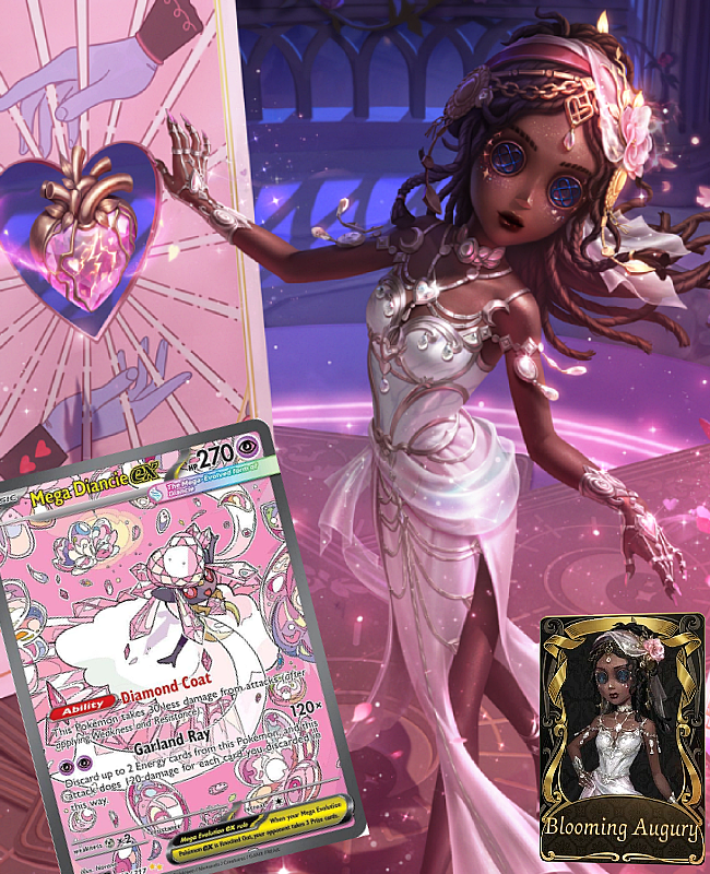hoennleagues's tweet photo. assigning some identity v s tiers to pokemon cards :DD!!!!!!!!!! #idvtwt

meteorologist (windchaser) - cresselia 071
enchantress (blooming augury) - mega diancie 282
naiad (halbred of silence) - lugia V 138
violinist (inferno sonata) - charizard 261 https://t.co/pvCjPKiePc
