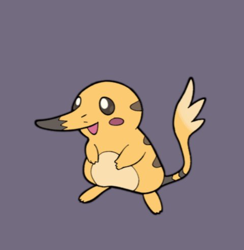 Mat4265's tweet photo. Pekashrew
[Normal/Ground]
Despite the uncanny resemblance to Pikachu they aren't related in any way. They communicate with each other by producing and detecting vibrations with an special organ in the tip of their noses. https://t.co/gM8nZuFOeK