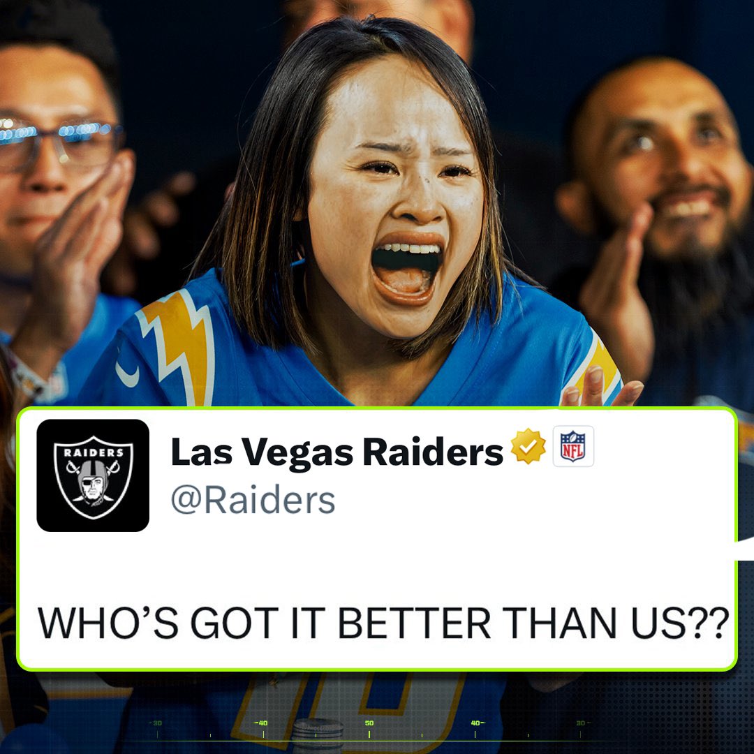 RaiderPosts's tweet photo. Noooooooobody. https://t.co/bDKsGD3ANb