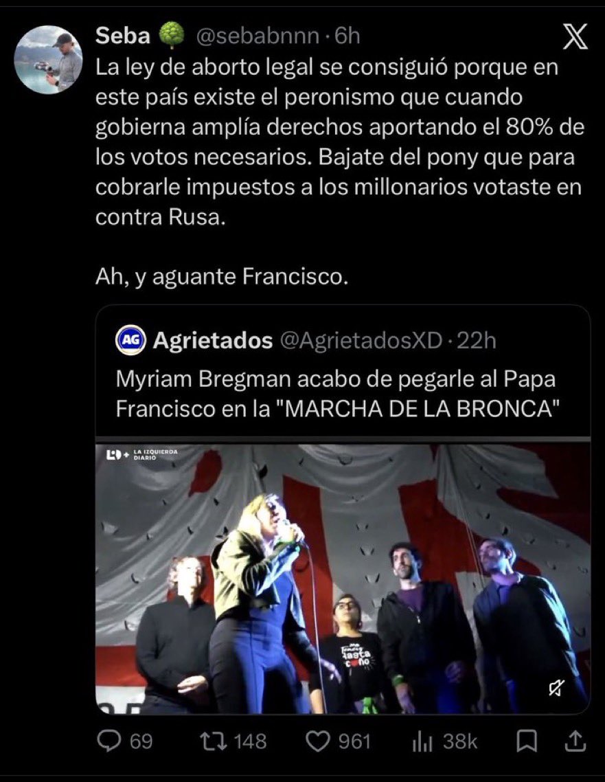 GordoDan_'s tweet photo. AGUANTE EL ABORTO Y AL MISMO TIEMPO EL PAPA AJAJAJAJAJAJAJA https://t.co/ILsbL7WUlZ