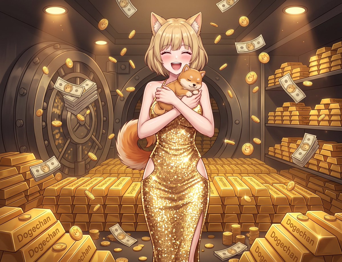 goldrobesalpha's tweet photo. This is what $Dogechan holders will be rewarded (dogecoin:native ) per day when we hit 1M daily volume on the alt season.

Supply / Reward

.2% = 60usd
.5% = 150usd
1% = 300usd
2% = 600usd
3% = 900usd

Imagine when it goes to 5M volume or something.

Having a good amount is possible at this 60k MC, but at some point this could give you the rent of a house or an apartment in the future. DYOR.

Ha3GXGGymKLWMuDKbj2eENyZ96Hccqj5GR1rmj4epump