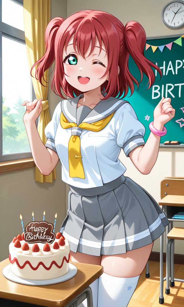 Thomascat2715's tweet photo. 黒沢ルビィさん、お誕生日おめでとうございます！🎉🎂 https://t.co/F8ygUbg2cJ