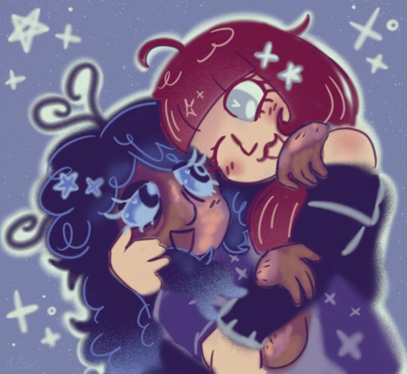FakePepHerself's tweet photo. dide an art trade recently with. uh @MiaouNeko08 ok! she made my pfp 🥹 https://t.co/NLgqKgY5jw
