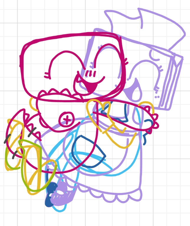 minzanaty's tweet photo. It's been minute...

Idk if I'll get to post some art anytime soon, so here's a doodle of FossilCleaning https://t.co/xWpD1s72z4