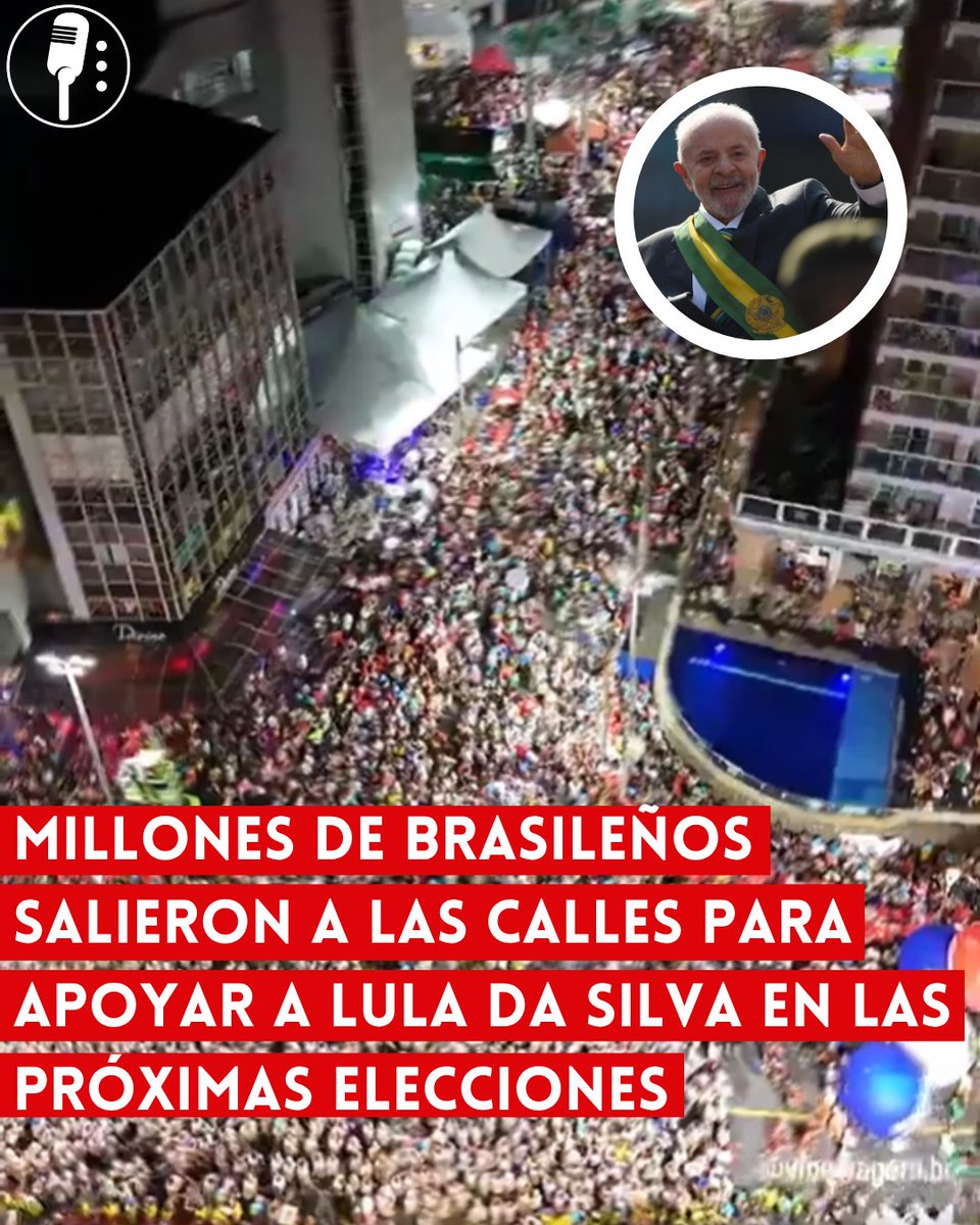 YosoyPedrero's tweet photo. 🚨OJO: MILLONES DE BRASILEÑOS SALIERON A LAS CALLES PARA APOYAR A LULA DA SILVA EN LAS PRÓXIMAS ELECCIONES

El presidente brasileño Luiz Inácio Lula da Silva encabezó en Salvador, Bahía, una de sus primeras grandes movilizaciones callejeras de la campaña electoral de 2026. La llamada “Caminhada na Liberdade” recorrió las calles del tradicional barrio de Liberdade junto al gobernador Jerônimo Rodrigues, quien busca la reelección.

La jornada reunió a miles de simpatizantes y militantes del Partido de los Trabajadores. De acuerdo con la organización, alrededor de 20 mil personas participaron en la caminata, que convirtió las calles de Salvador en un escenario de respaldo al proyecto político encabezado por Lula.

El acto también mostró el peso que mantiene Bahía dentro de la estructura política del PT en el Nordeste brasileño. Lula estuvo acompañado por figuras como los senadores Jaques Wagner y Rui Costa, además de candidatas, candidatos, movimientos sociales y organizaciones populares.

Durante el recorrido, Lula defendió la continuidad de políticas de educación, ciencia, industria y soberanía nacional. También llamó a la militancia a mantener la organización en las calles durante la campaña, mientras la alianza con Jerônimo Rodrigues busca mantener a Bahía como uno de los principales territorios de respaldo al PT.