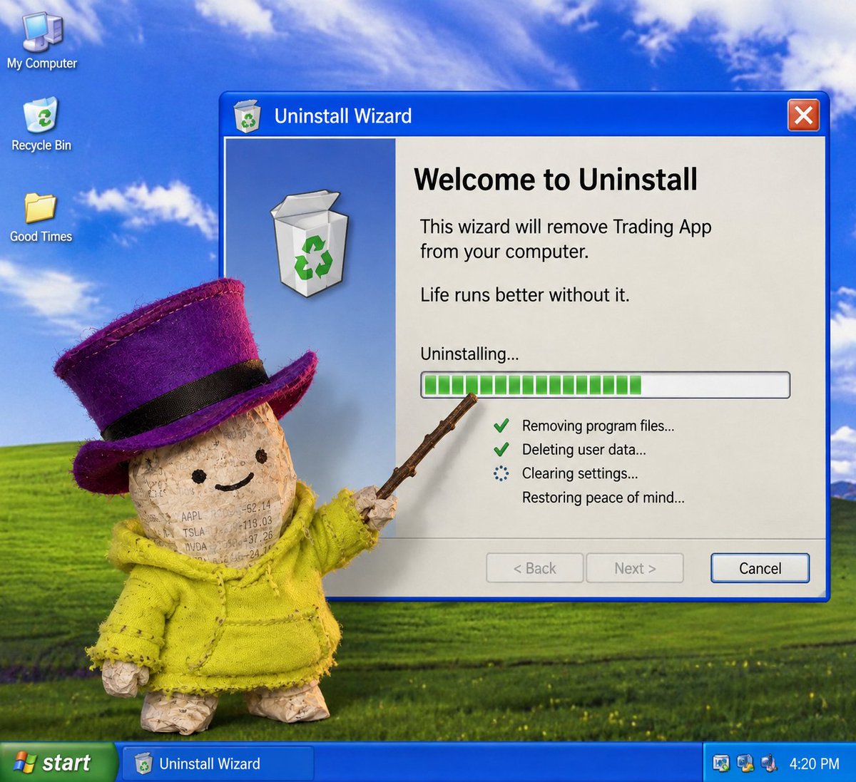 poofonrh's tweet photo. Uninstall Wizard™ https://t.co/OTxb2sOdmh