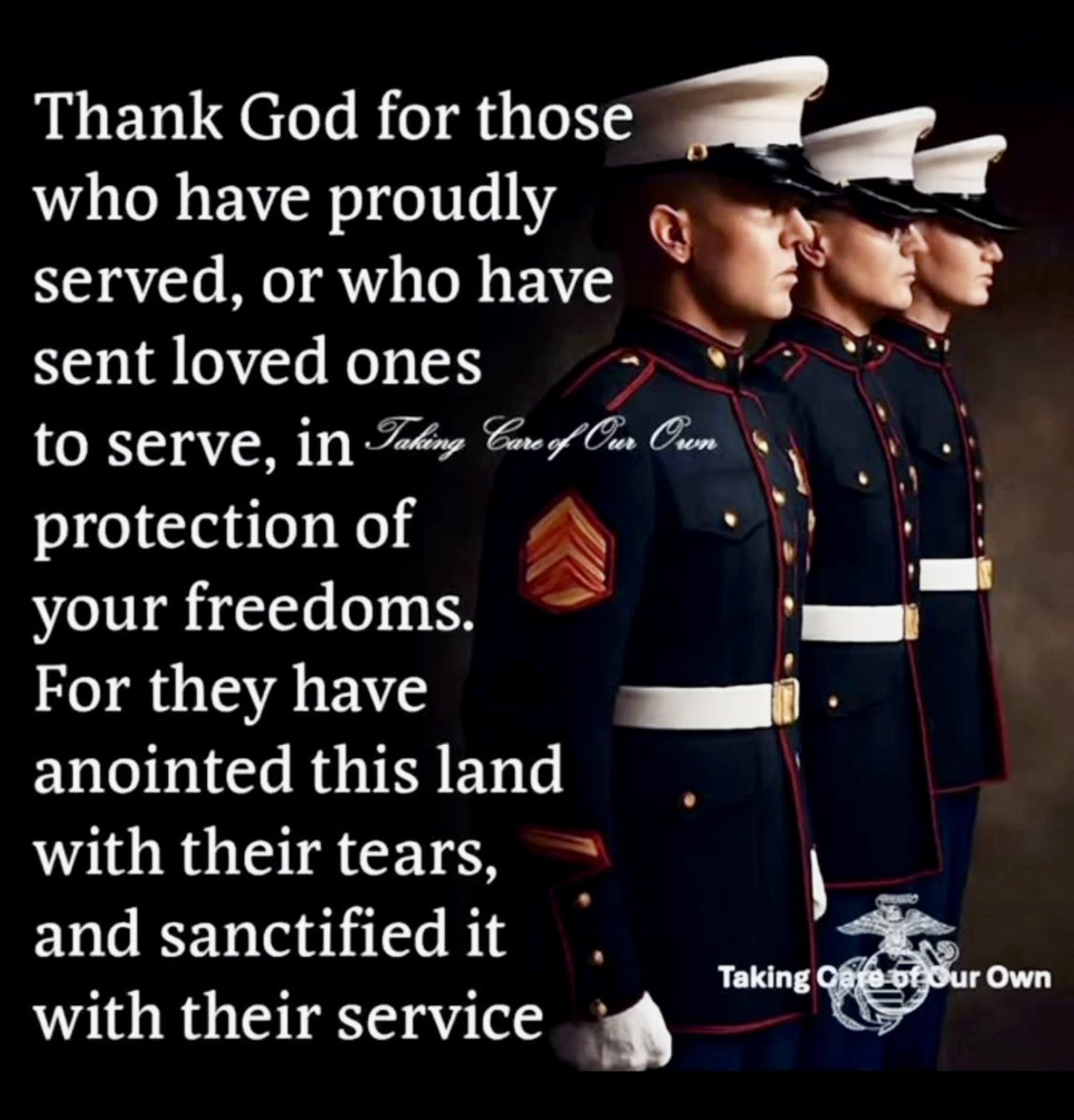 Matthew2540Teme's tweet photo. @mcain1954 @Fedup2Agal @Johnbarney504 @gunny_retired @deepsea2102 @JDSantaMonica @JoKie82435 @Top_USMC @teamreal321 @GregMaddenUSMC @Farmer31548981 @Dekedog Have a blessed Sunday patriots!
#BuddyChecksMatter  🇺🇸🫡
#KeepAmericaGreat ✝️🙏🏽 https://t.co/zlbYXqs10u