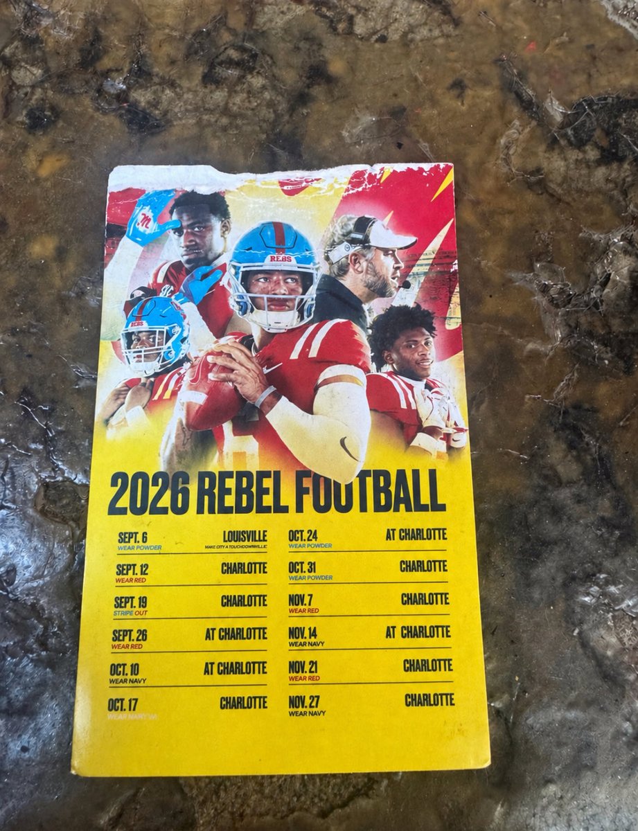 rick_the_brick_'s tweet photo. Good win against Charlotte this week. Makes me feel pretty good heading to Charlotte this weekend (score prediction 41-9). Rest of the schedule is pretty brutal though. https://t.co/iAeP3W2krD
