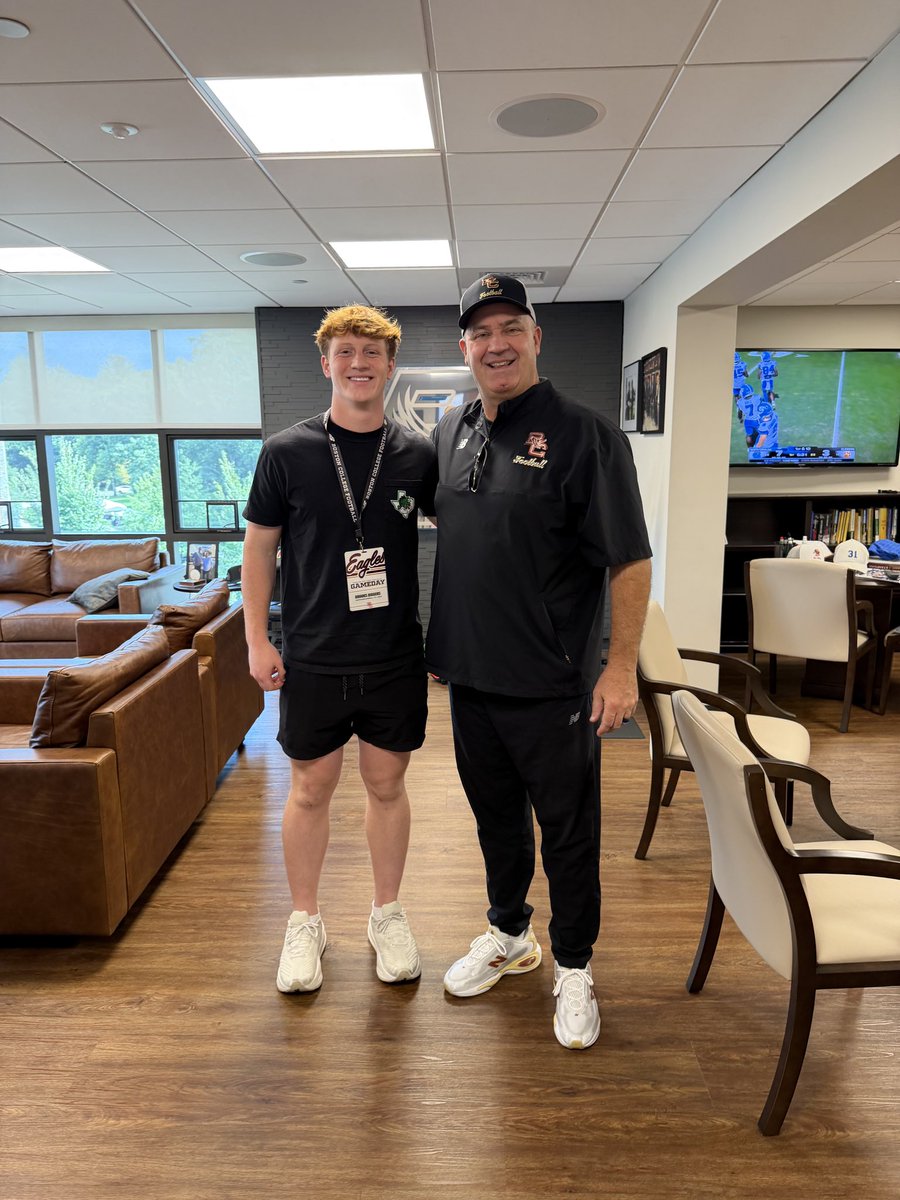 BrooksBiggers's tweet photo. #AGTG After a great conversation with Coach O'Brien, I am blessed to receive another P4 opportunity to play @BCFootball‼️#BCEagles #BCFootball @julianrowecohen @MHart2032 @CoachThurin 

@CarrollDragonFB @SLC_Recruiting @leemunn87 @CoachRazloznik @coachvictorgill @Nick15Gerb https://t.co/74brp2PdD2
