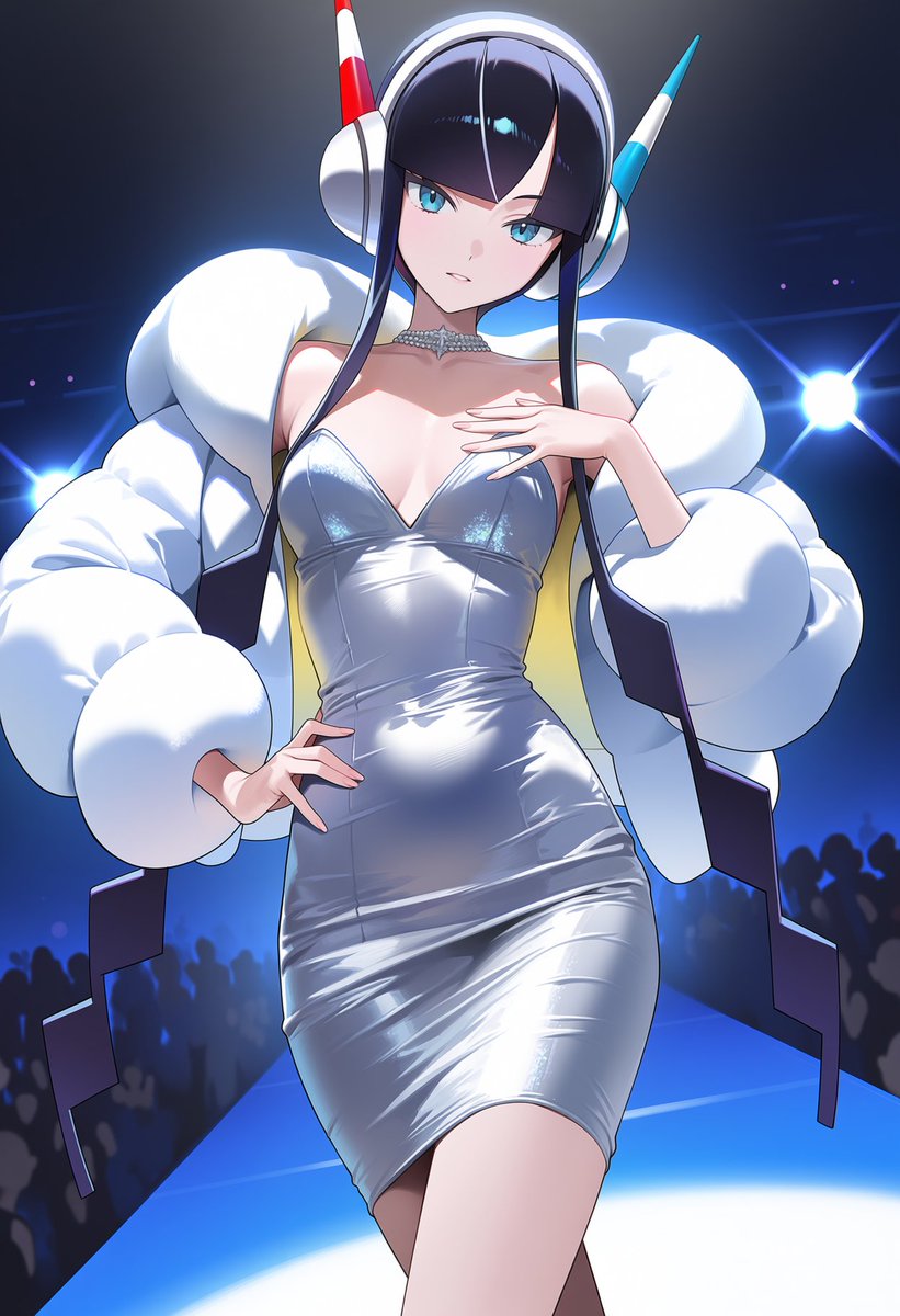 Patio_2388's tweet photo. シルバーウィークに因んで、シルバードレスでキメるカミツレ✨
Elesa with silver dress✨
SFW #Pokémon https://t.co/dfA5aN8ENM