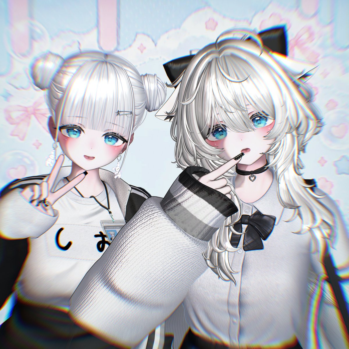 _roa_vrc's tweet photo. 『どっちの私が好きですか💕』　
#Sio_3D https://t.co/QUDbTyWwoi