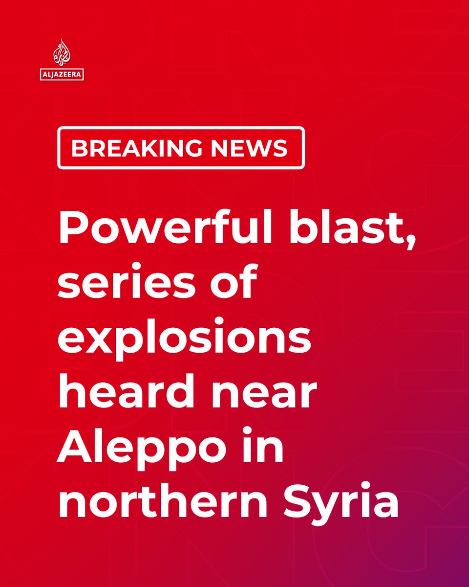 BREAKING: Intense Explosions Rock Aleppo as Civil Defense Warns Civilians