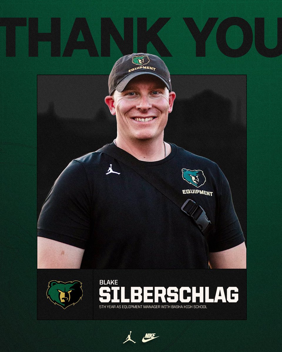 bashagridiron's tweet photo. Happy National Equipment Manager Week to @BSilberschlag! #EQWeek2026
@MarquesReischl @BashaAthletics @bashabearnation @CUSDAthletics https://t.co/3x1FmcVzr5