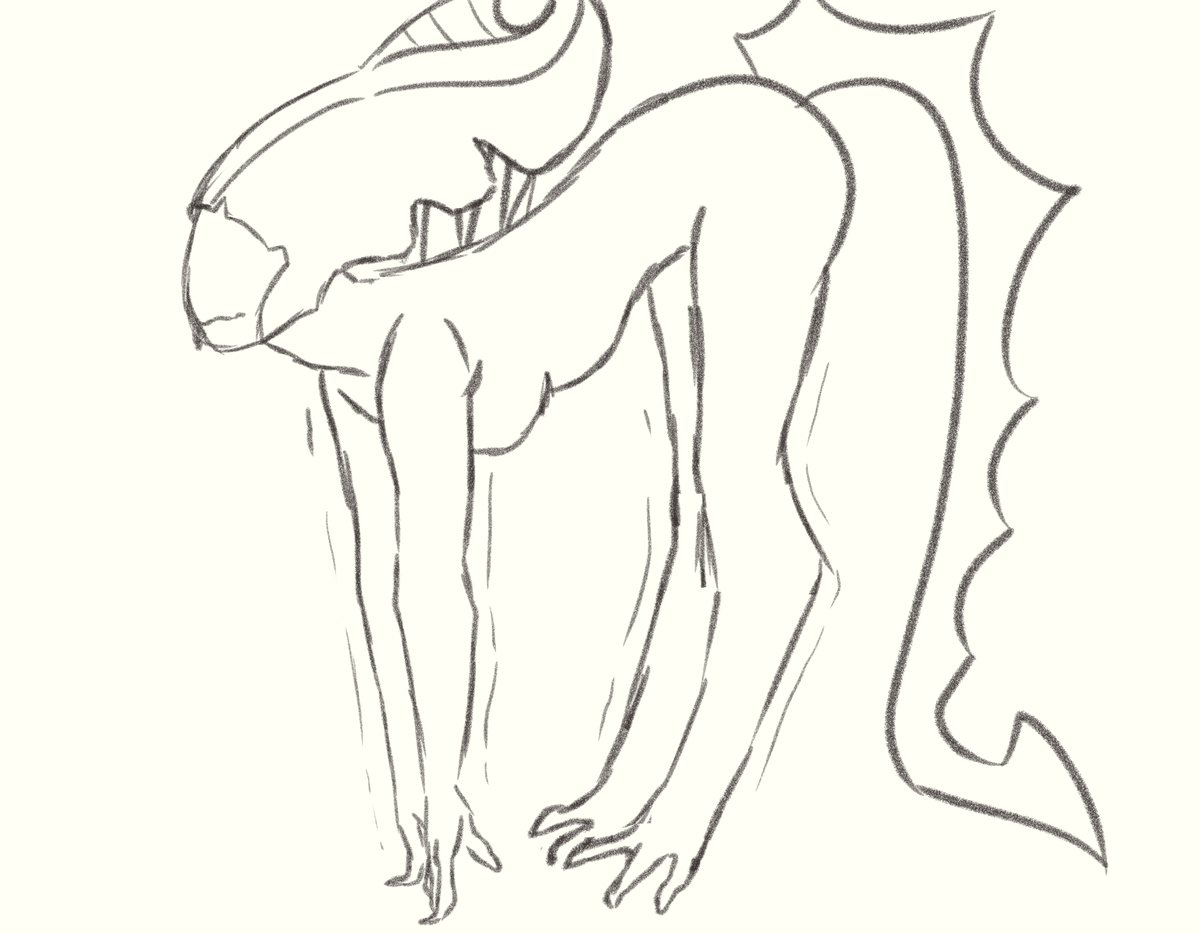 Cyon_Bee's tweet photo. Inaccurate Queen body just to practice a lil bit https://t.co/o0YkdFBrll