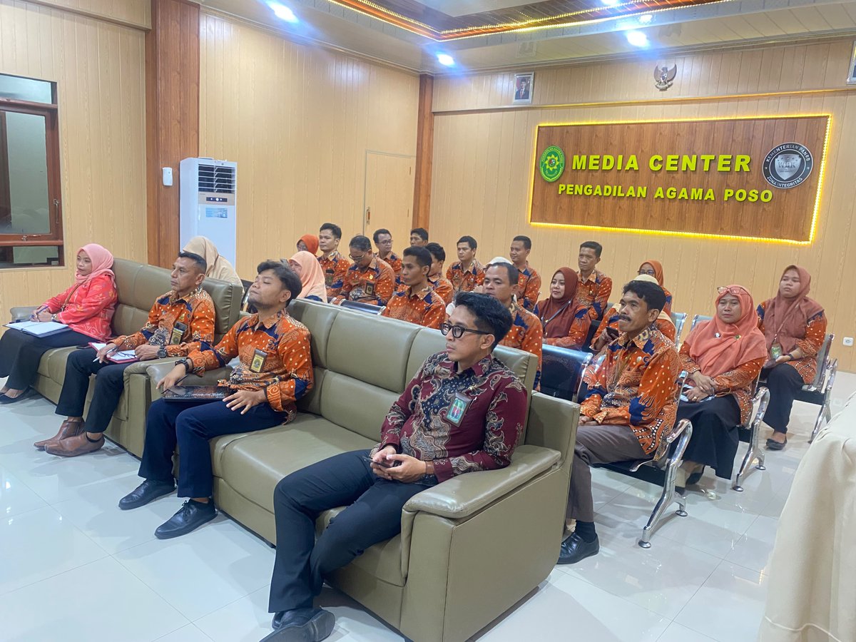 PTA_Palu's tweet photo. Tabe #SampesuvuPTA.Palu

Pada tanggal 16–18 September 2026, Tim Hatiwasda PTA Palu hadir di PA Poso untuk melaksanakan Pembinaan, Pengawasan Daerah Triwulan III, sekaligus memantau langsung kualitas layanan publik.

@Humas_MA
@MahkamahAgung
@DitjenBadilag
#ptapalunabelopura https://t.co/kGf2Eo9xsO