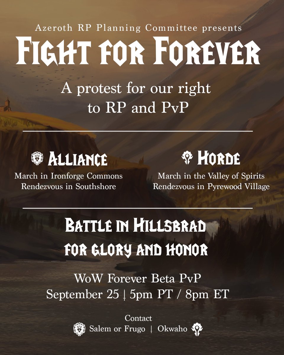 PowiethePanda's tweet photo. Spread the word for RP-PvP on our Forever home... join the fight Friday on the Beta https://t.co/rsWhby9yAS
