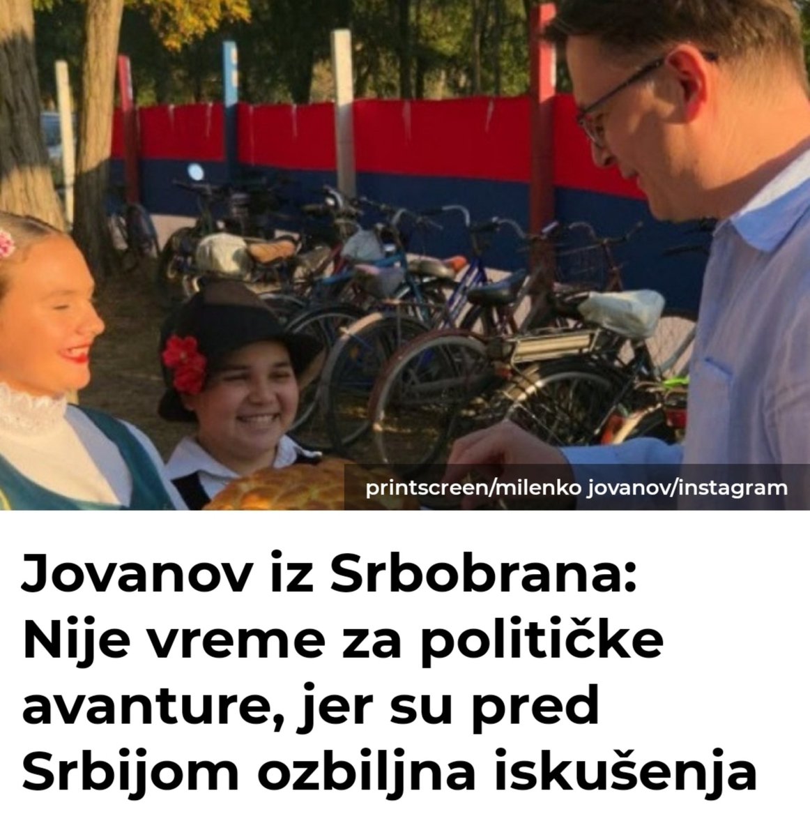 dmarjanovic054's tweet photo. U vremenu velikih svetskih kriza, građanima su potrebni stabilnost, iskustvo i konkretni planovi, a ne politički eksperimenti bez jasnog programa. Bicikl može da bude dobar za rekreaciju, ali od njega se ne živi — za plate, penzije i razvoj potrebna je ozbiljna državna politika. https://t.co/F9IDq7TAWd