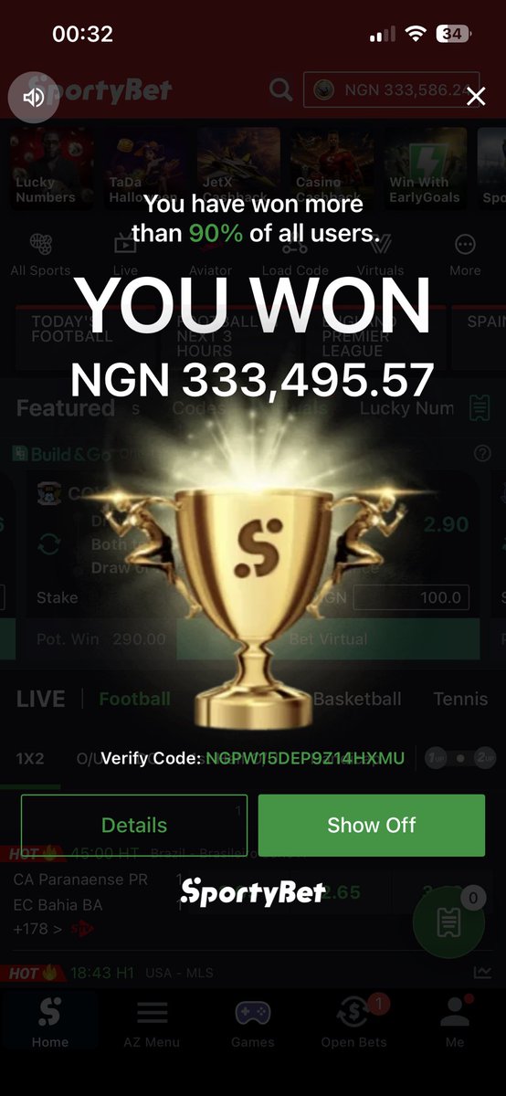 BIGPABIO's tweet photo. Congratulations to me 

After such a rough weekend 

68 odd boom successfully 💥🏆 https://t.co/oxht0EkkI1