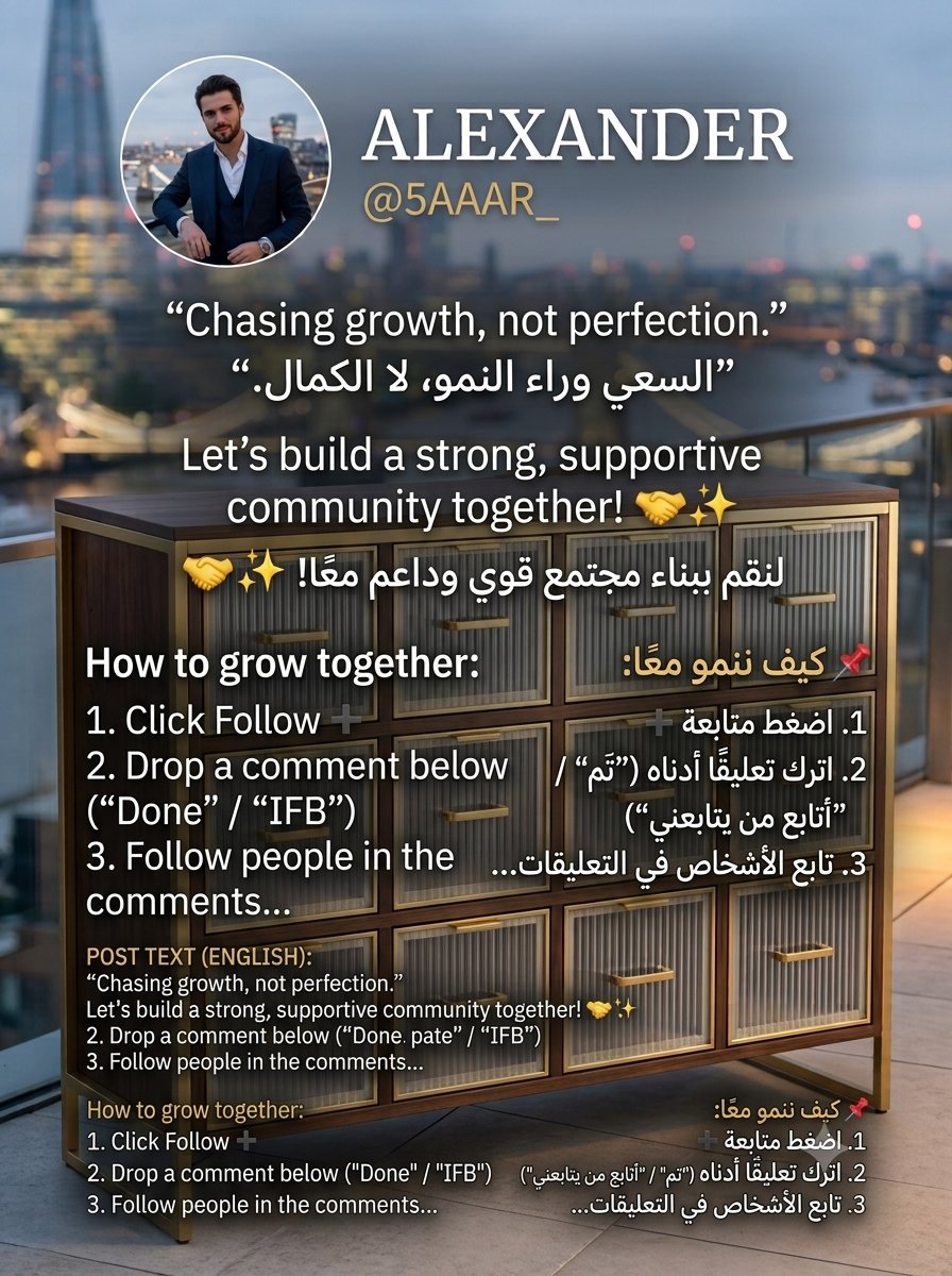 5AAAR_'s tweet photo. Let's build our community together! 🤝✨
Follow me, leave a comment with "DONE", and follow everyone who comments to get followed back.
Let's start and grow together! 🚀 https://t.co/DoxMt2Soxw
