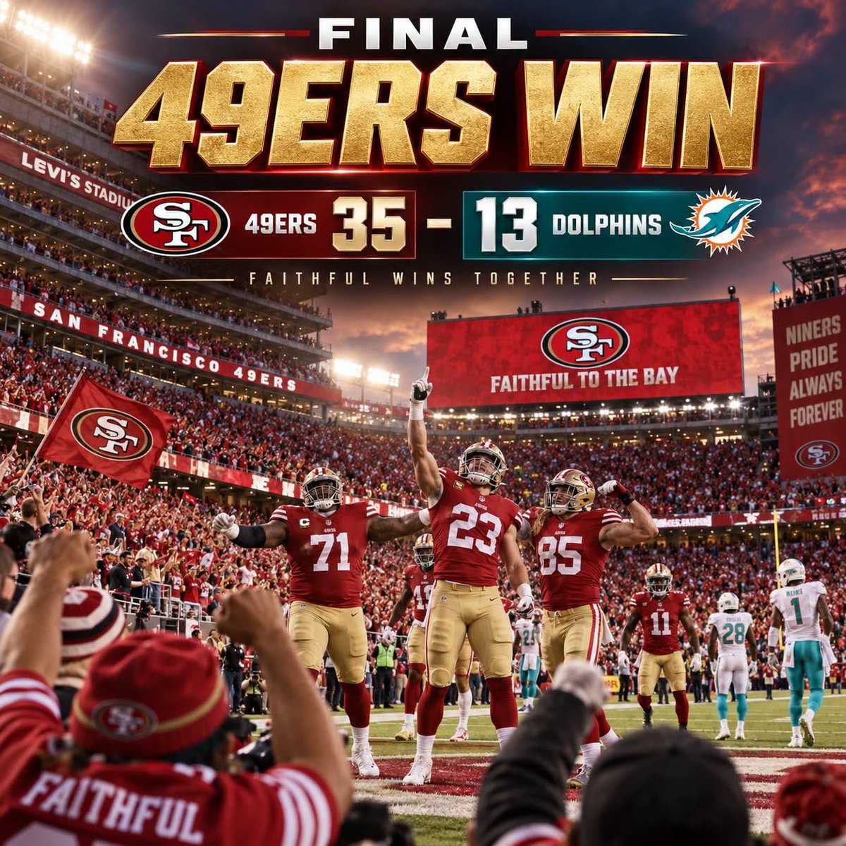 Val9erGrl_in_CA's tweet photo. 2-0 Baby!
#FTTB #Quest4Six @49ers https://t.co/ki3b2ATw5S