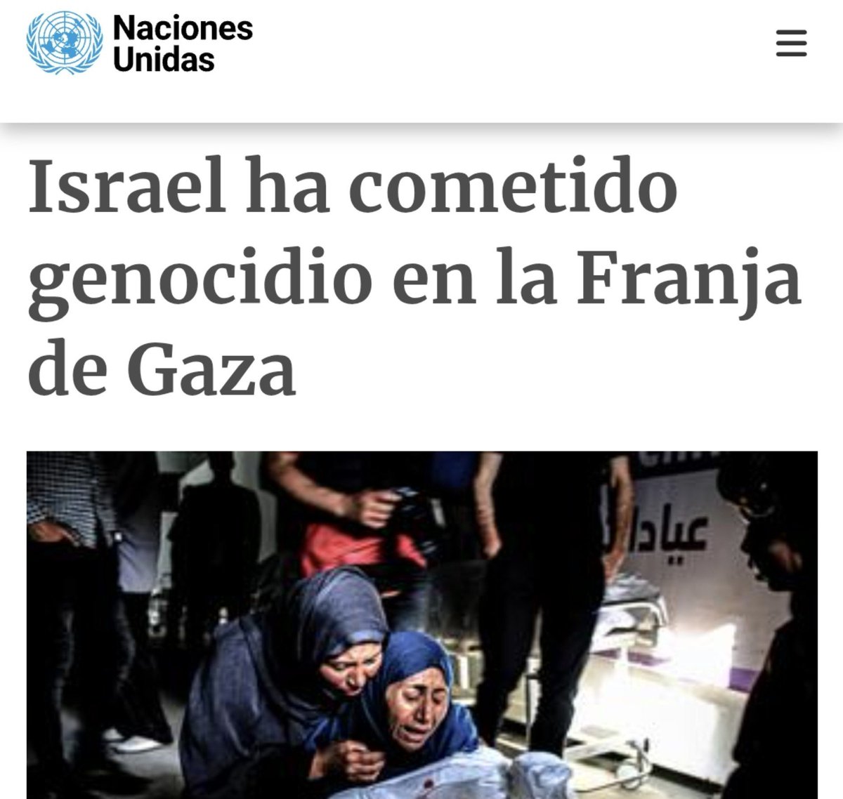 ZuritaCarpio's tweet photo. Hasta los inútiles de la @ONU_es reconcen que Israel está masacrando Gaza, pero El Cochambres @IrvingGatell insiste que no. Lo peor de todo es que el imbécil ni siquiera es judío. https://t.co/iP6nLWn0Ff