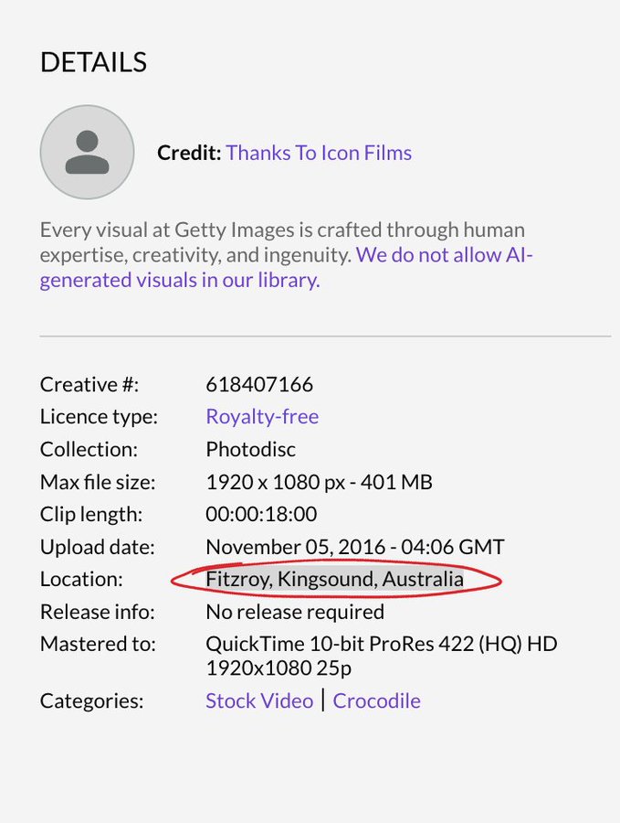 mattjcan's tweet photo. Total BS FAKE NEWS by the BBC.

Last week @BBCNews posted a clickbait story claiming that the chosen site for the Olympics rowing and canoeing in 2032 on the Fitzroy River was croc infested. They included scary footage of crocodiles to make their point.

Small problem. The BBC used stock footage from the WRONG Fitzroy River. The Fitzroy River they broadcast is in Western Australia, not Queensland, ... They were only 3,500 kilometres off!

The BBC should apologise and retract this story ASAP. The BBC's Fake News report has been liked 87,000 times and seen by millions. Foreign journalists should not spread lies about our state.

This sort of clickbait journalism sums up all that was wrong about the misinformation campaign that was run against rowing in Rockhampton.

Thankfully the Queensland Government has stood up against the bullies. The truth has won and rowing and canoeing at the 2032 Games WILL BE here on the beautiful Fitzroy River in Rockhampton.