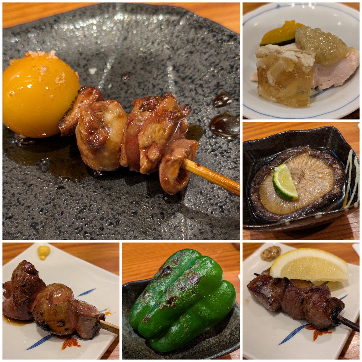 katz5086's tweet photo. 横浜の有名焼鳥店「里葉亭」
ハツ、皮、ちょうちん、つくねが特に良き。
#焼鳥 #里葉亭 #横浜グルメ https://t.co/olOdoa69ju